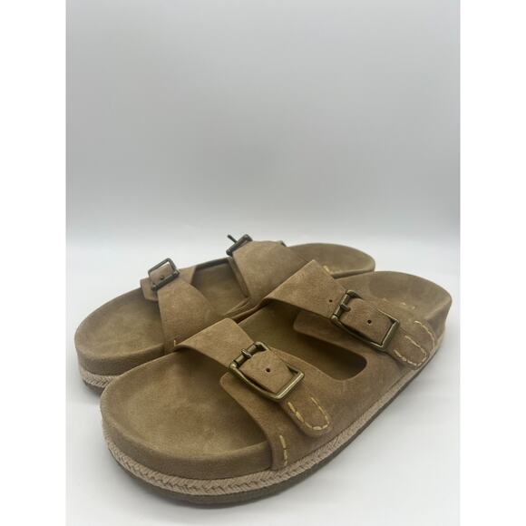 Polo Ralph Lauren Turbach Sandals Beige Suede Men Size 12D New main image 7